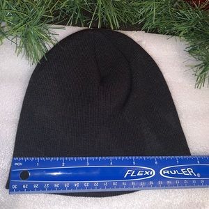 🔵 Boys Black Beanie Winter Hat